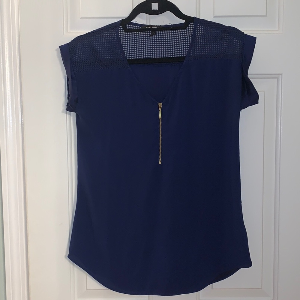 Express short sleeve blouse